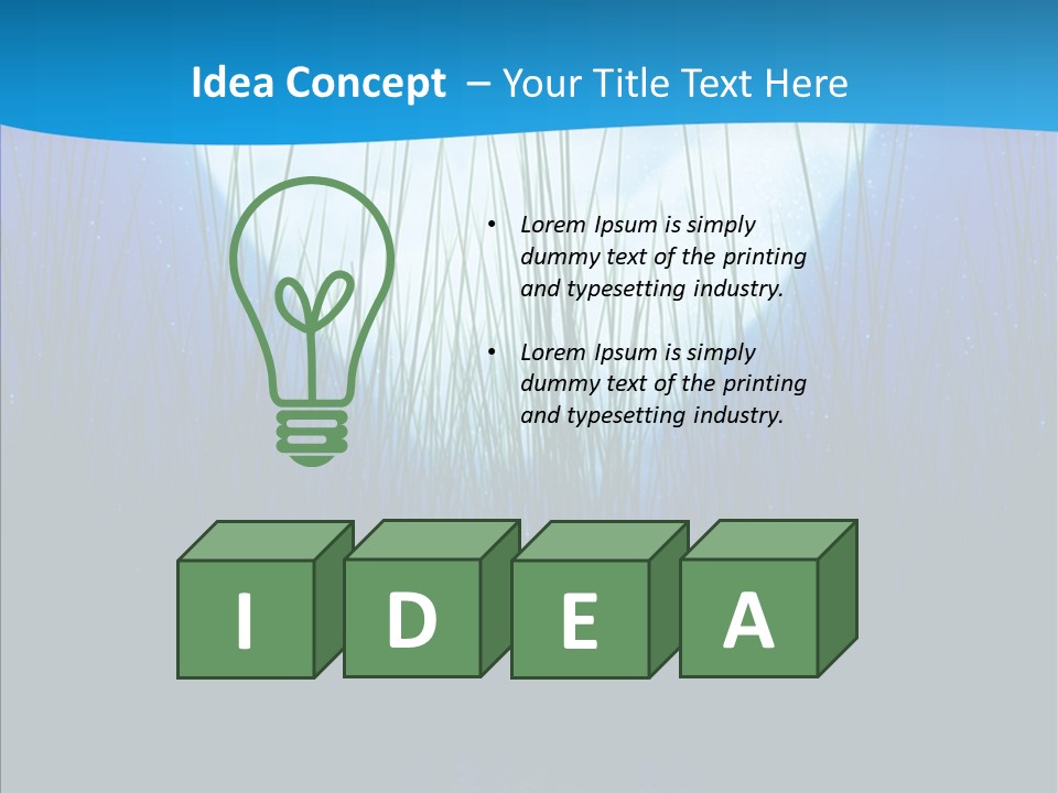 Frame Nature Open PowerPoint Template