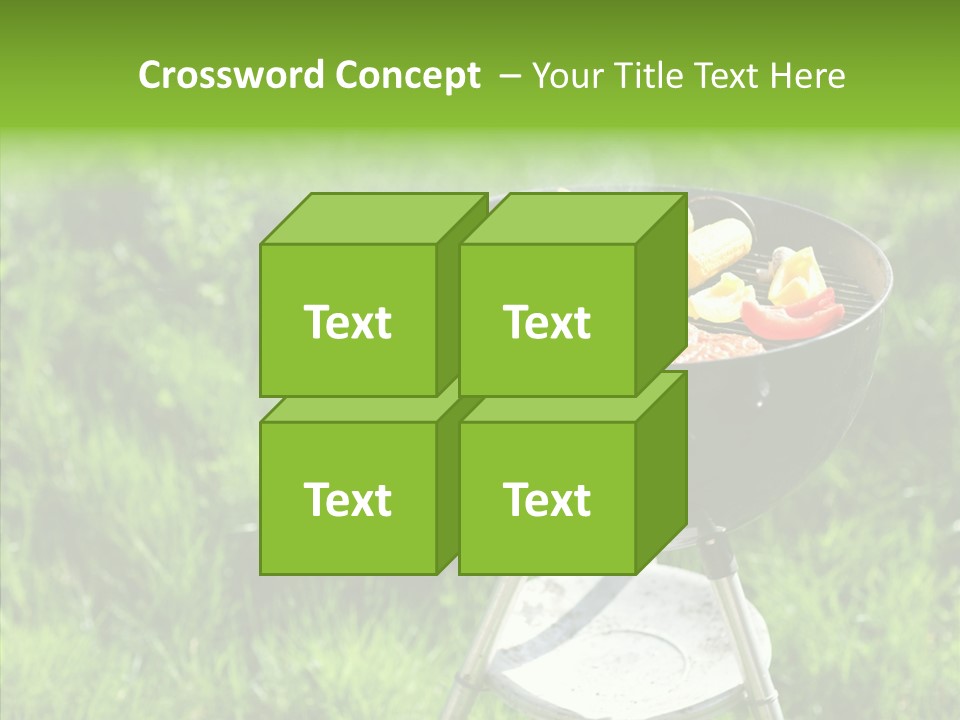 Roast Chicken Baked PowerPoint Template