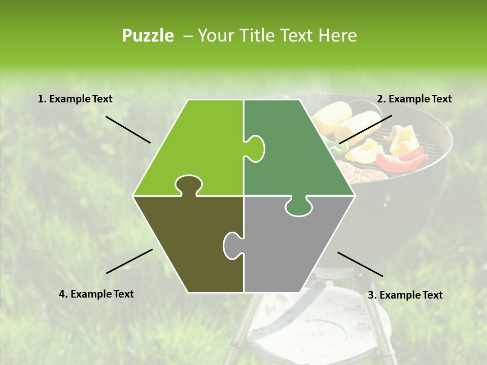 Roast Chicken Baked PowerPoint Template