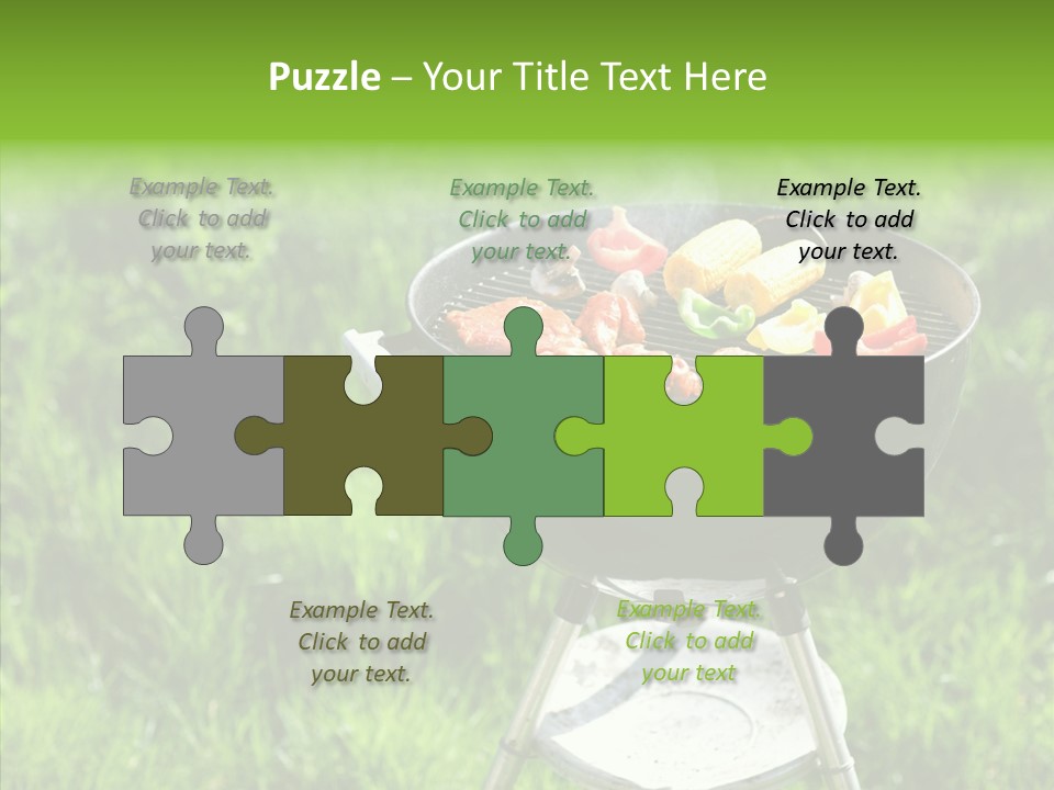 Roast Chicken Baked PowerPoint Template