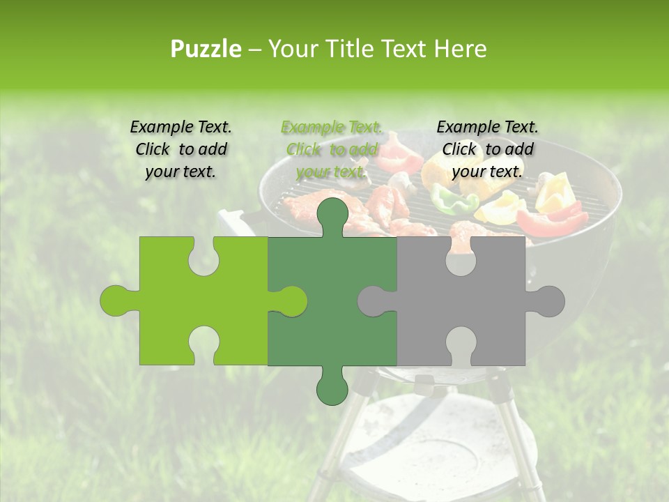 Roast Chicken Baked PowerPoint Template