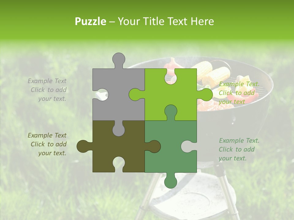 Roast Chicken Baked PowerPoint Template