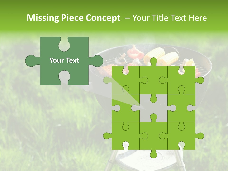 Roast Chicken Baked PowerPoint Template