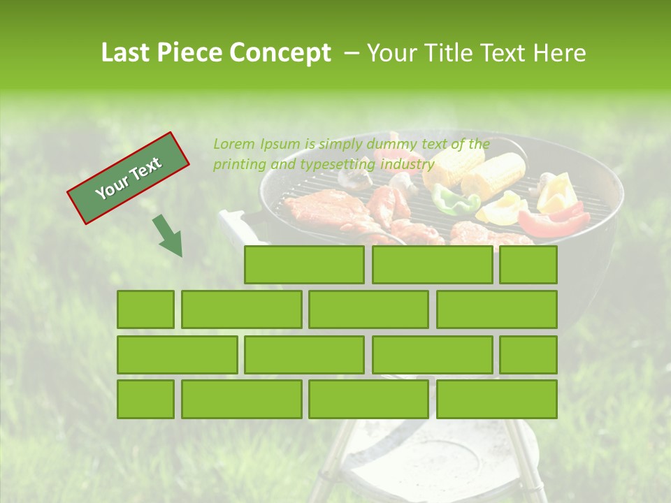 Roast Chicken Baked PowerPoint Template