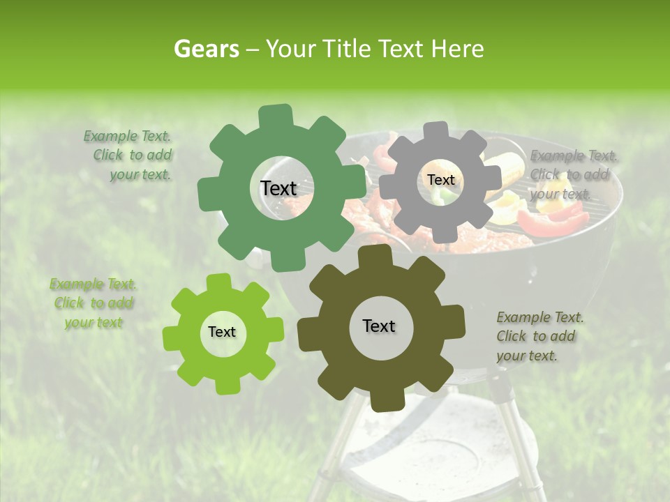 Roast Chicken Baked PowerPoint Template