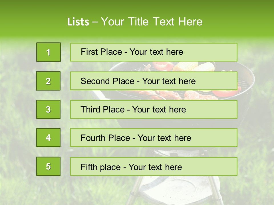 Roast Chicken Baked PowerPoint Template