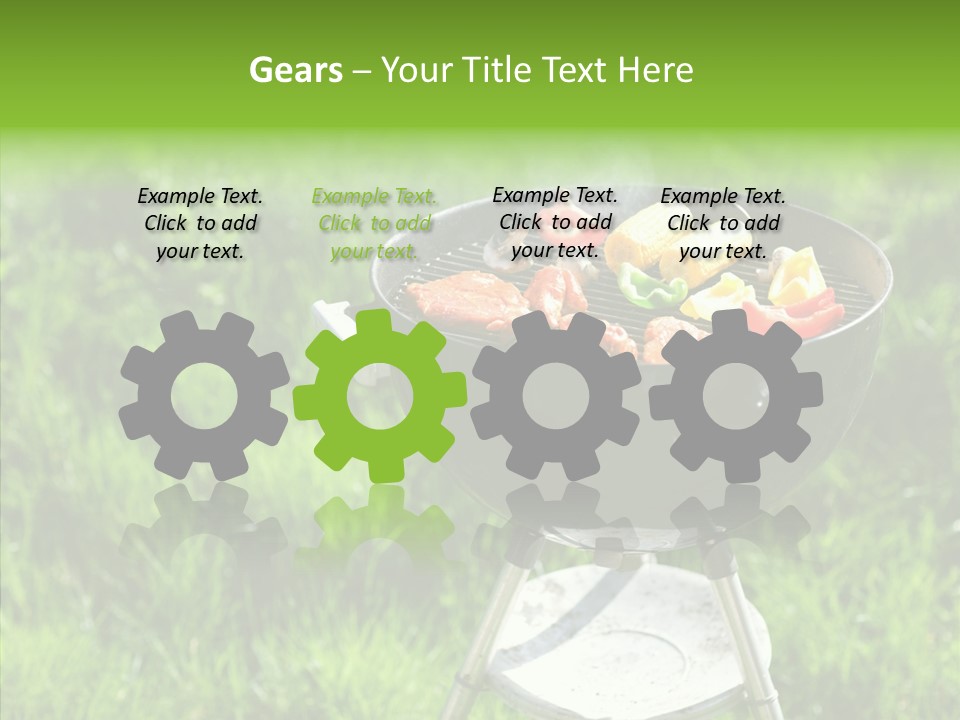 Roast Chicken Baked PowerPoint Template