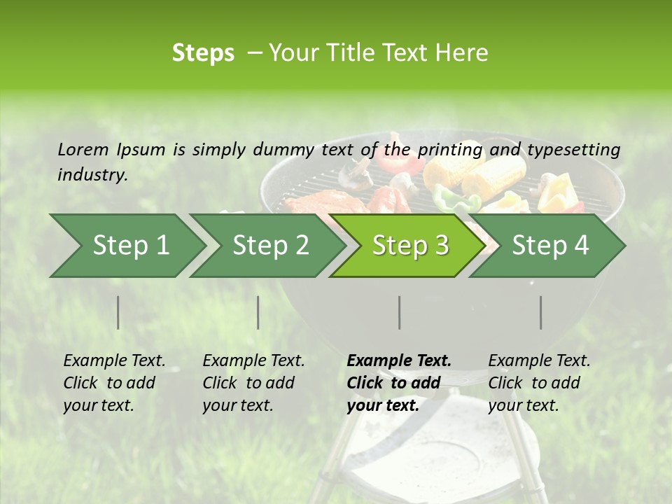 Roast Chicken Baked PowerPoint Template