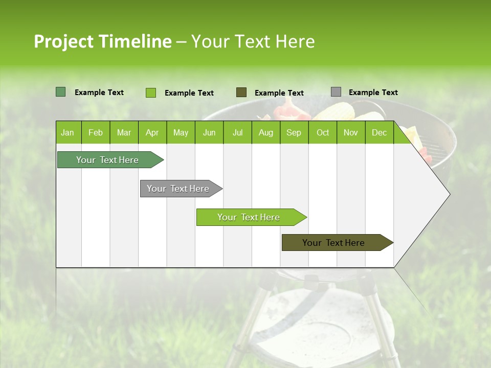 Roast Chicken Baked PowerPoint Template