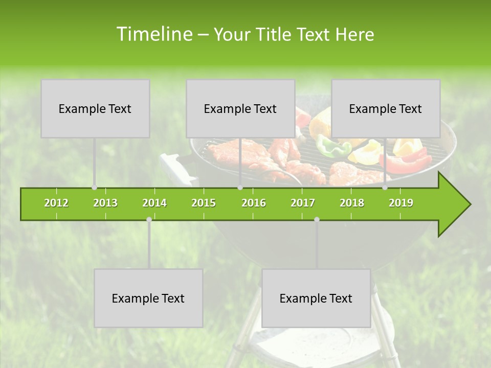 Roast Chicken Baked PowerPoint Template