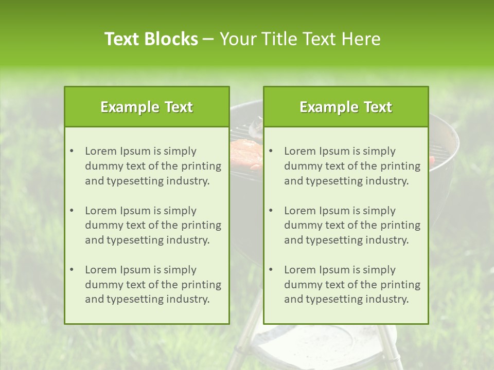 Roast Chicken Baked PowerPoint Template