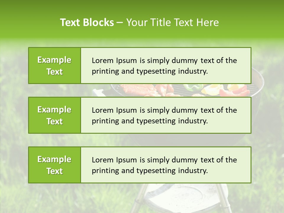 Roast Chicken Baked PowerPoint Template