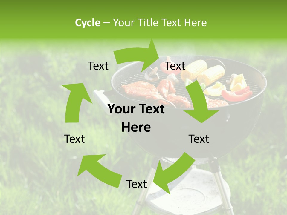 Roast Chicken Baked PowerPoint Template