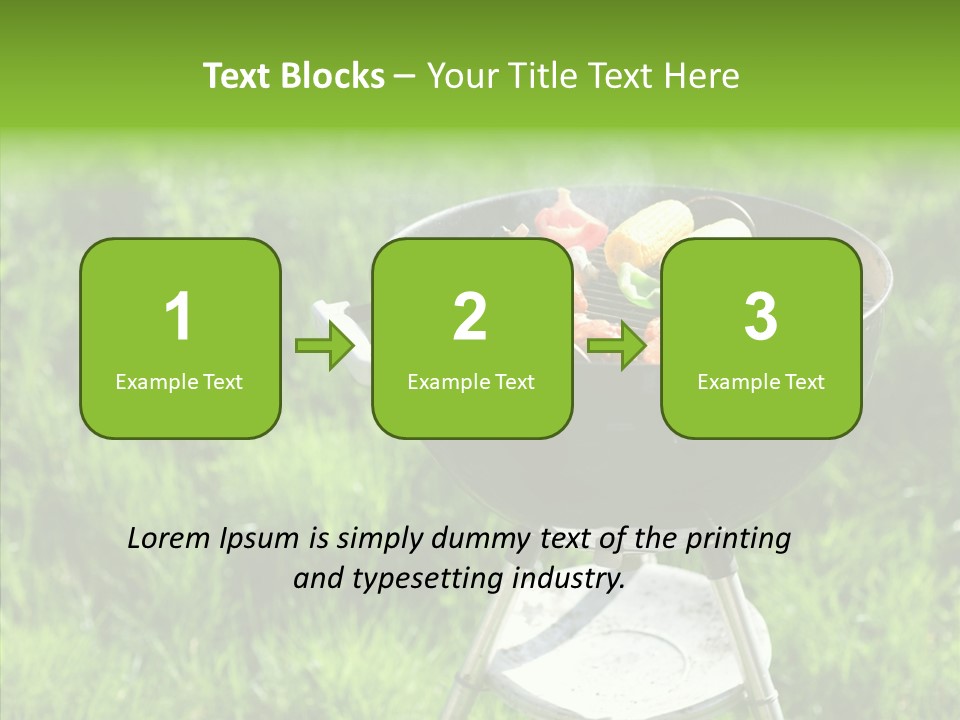 Roast Chicken Baked PowerPoint Template