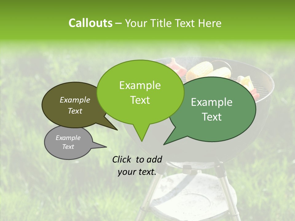 Roast Chicken Baked PowerPoint Template