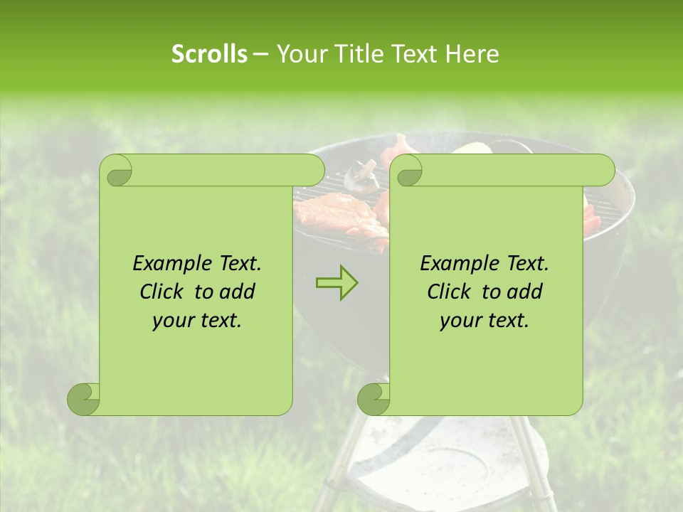 Roast Chicken Baked PowerPoint Template