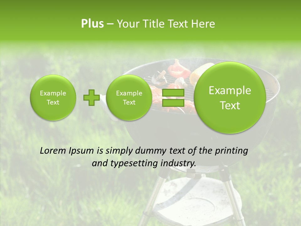 Roast Chicken Baked PowerPoint Template