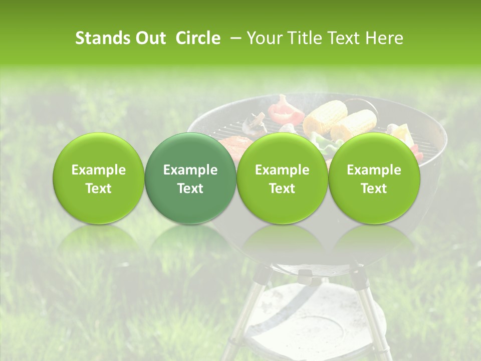 Roast Chicken Baked PowerPoint Template