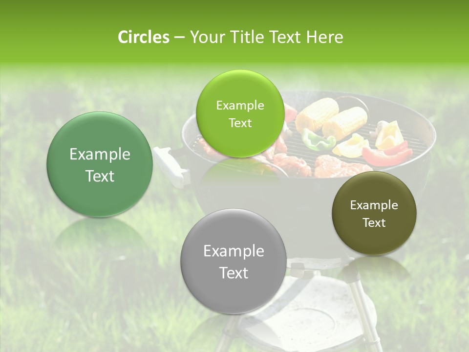 Roast Chicken Baked PowerPoint Template