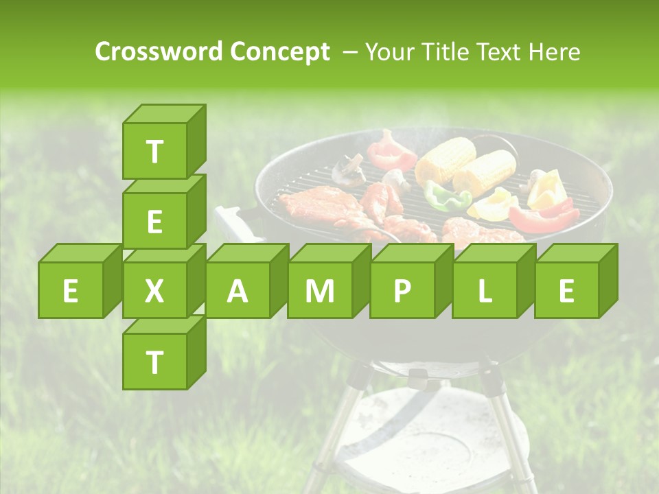 Roast Chicken Baked PowerPoint Template