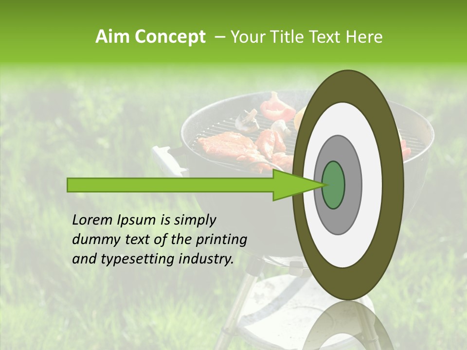 Roast Chicken Baked PowerPoint Template