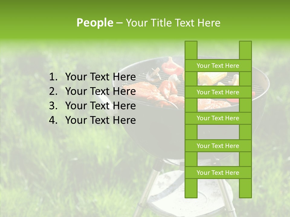 Roast Chicken Baked PowerPoint Template