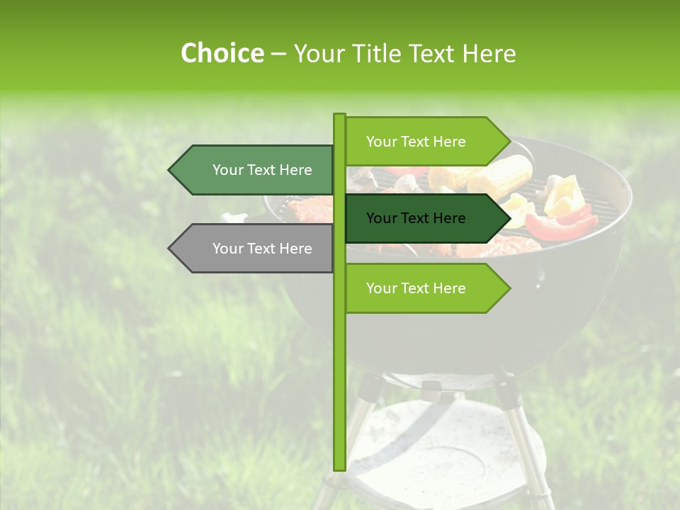 Roast Chicken Baked PowerPoint Template