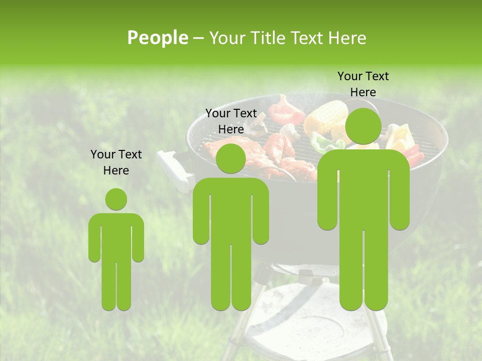 Roast Chicken Baked PowerPoint Template