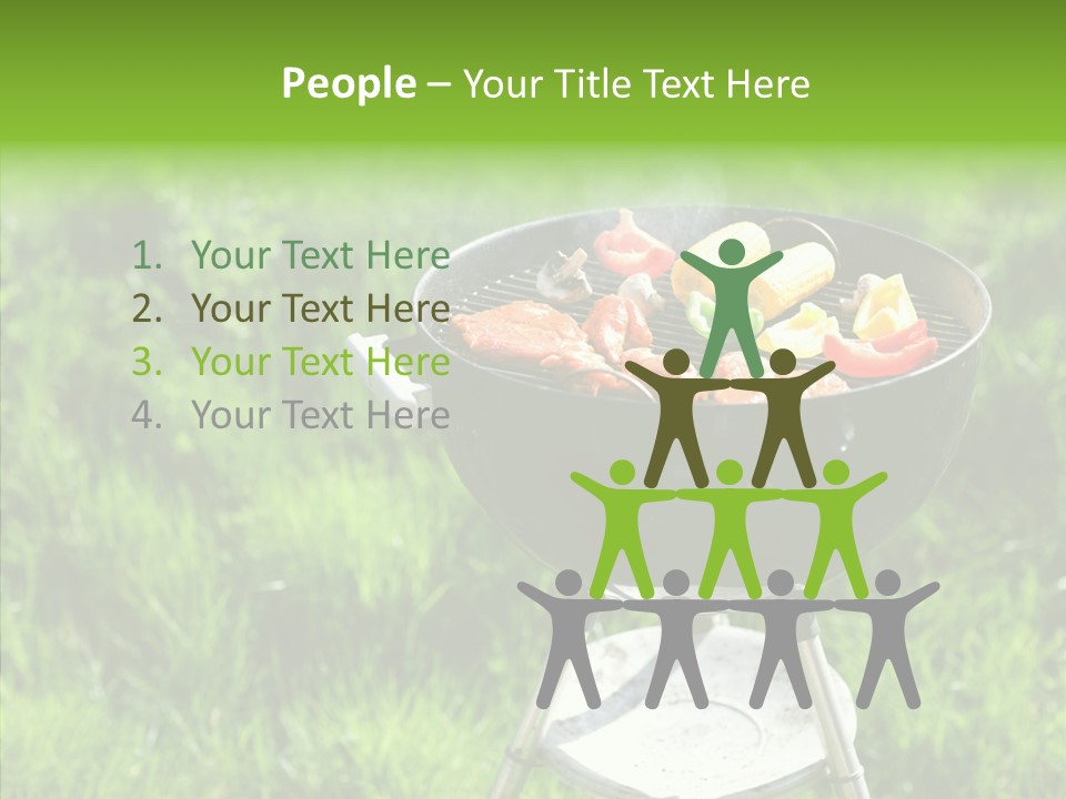 Roast Chicken Baked PowerPoint Template