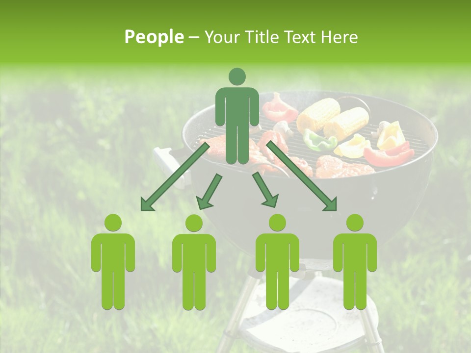 Roast Chicken Baked PowerPoint Template