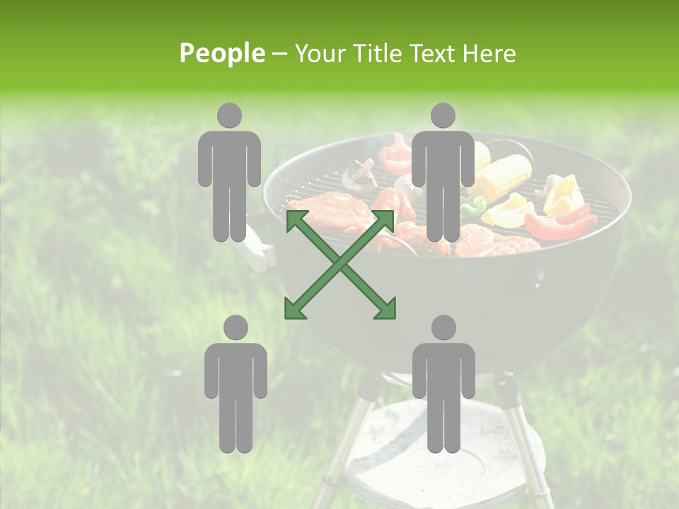 Roast Chicken Baked PowerPoint Template