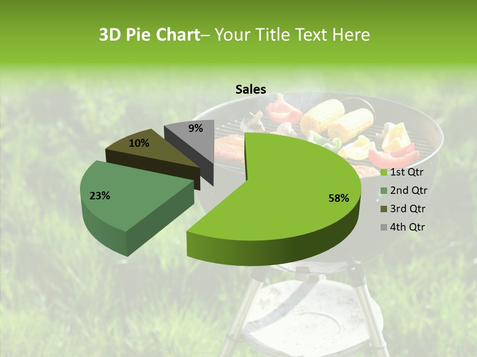Roast Chicken Baked PowerPoint Template