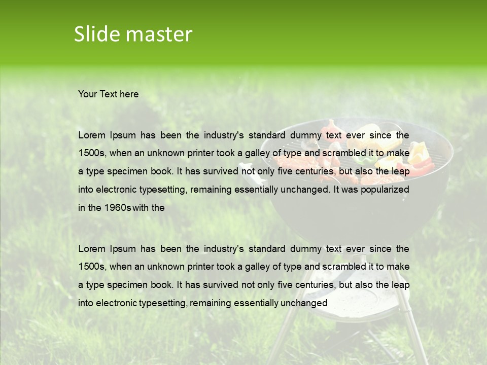 Cook Party Weekend PowerPoint Template