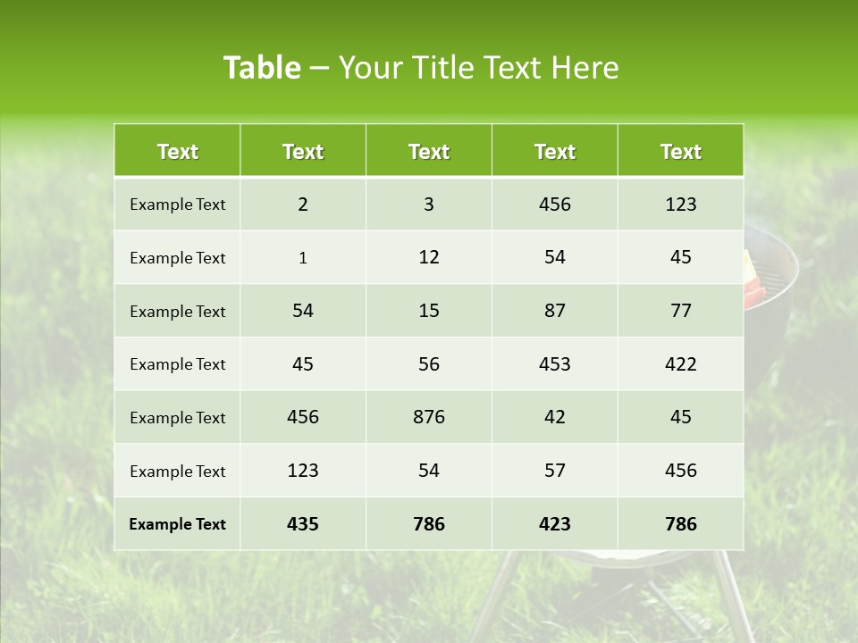 Cook Party Weekend PowerPoint Template