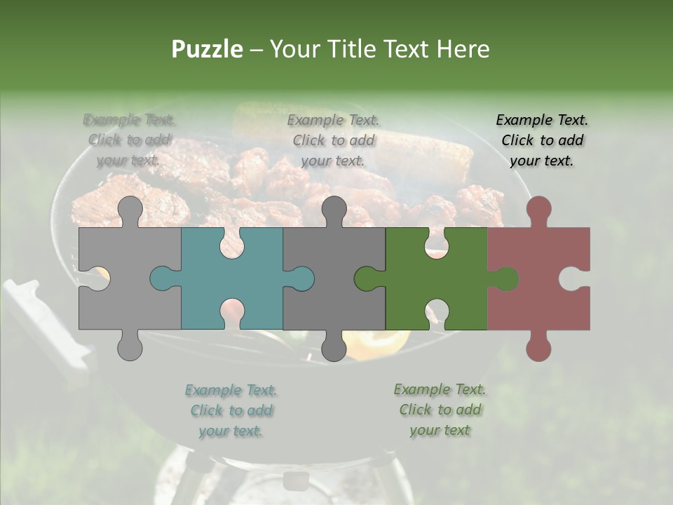 Barbecue Baked Roasted PowerPoint Template