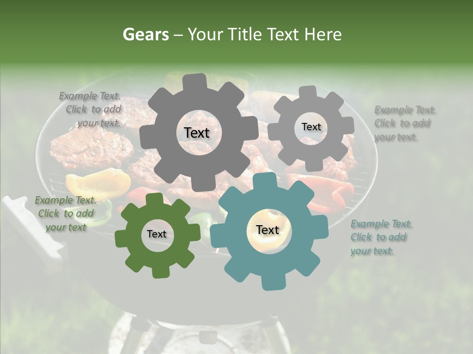 Barbecue Baked Roasted PowerPoint Template