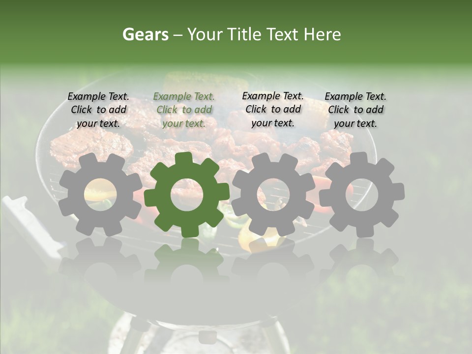 Barbecue Baked Roasted PowerPoint Template