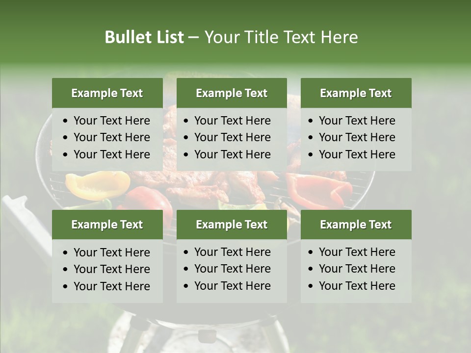 Barbecue Baked Roasted PowerPoint Template