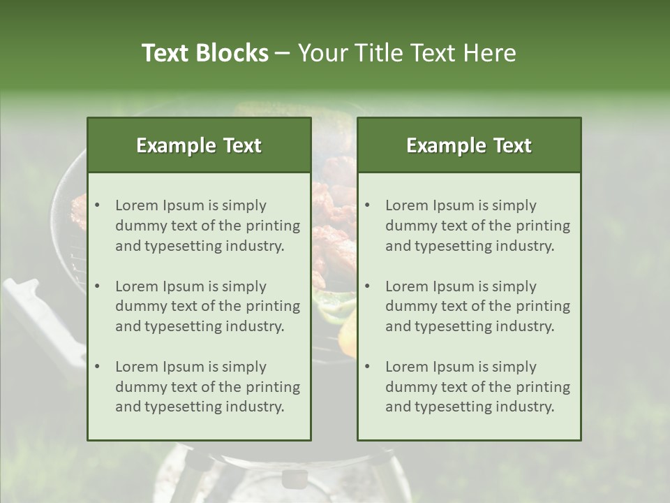 Barbecue Baked Roasted PowerPoint Template