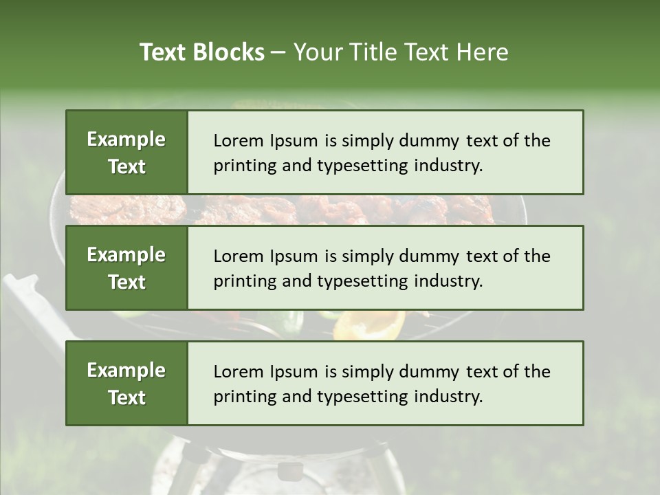 Barbecue Baked Roasted PowerPoint Template