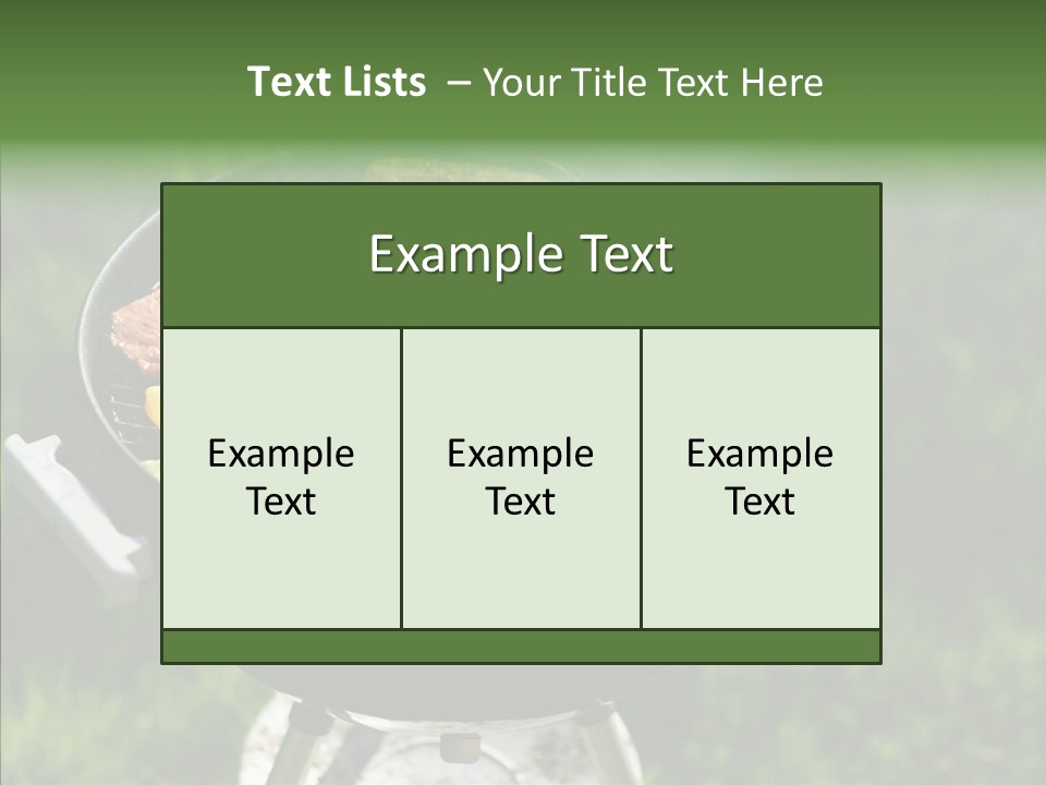 Barbecue Baked Roasted PowerPoint Template