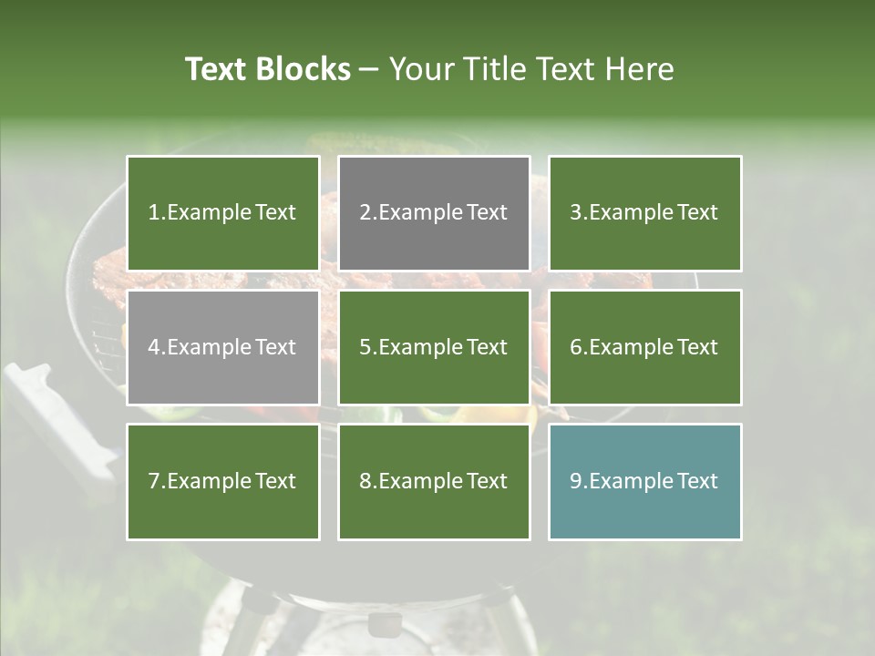 Barbecue Baked Roasted PowerPoint Template