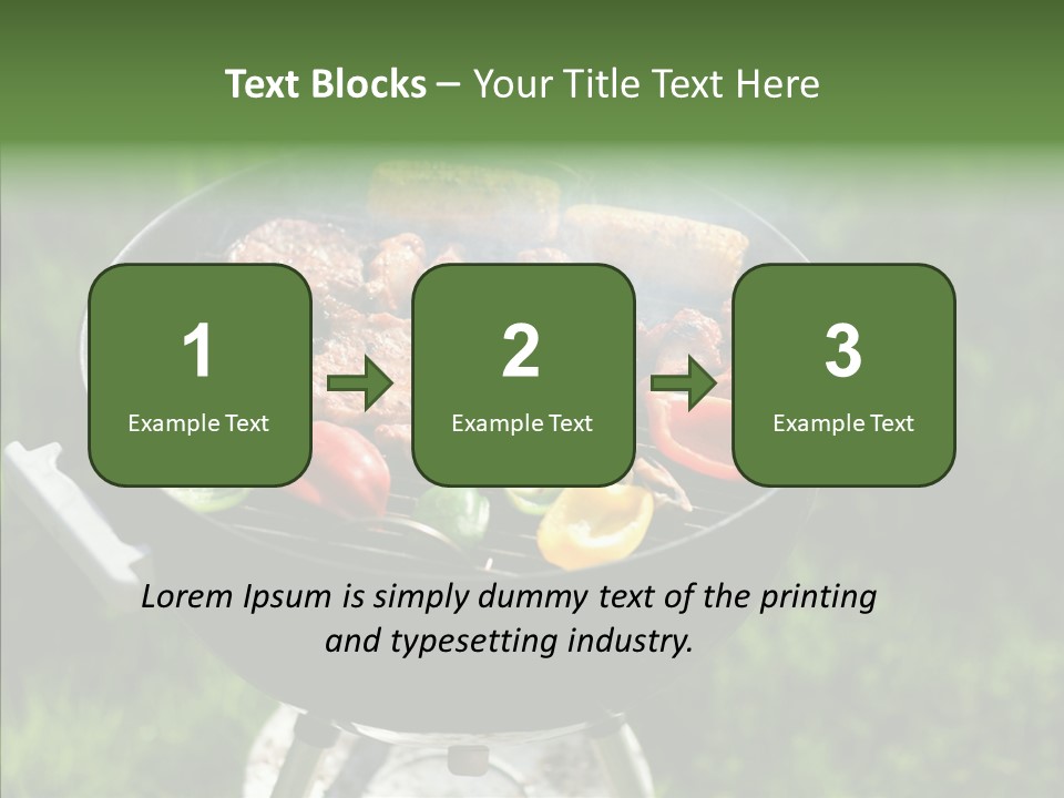 Barbecue Baked Roasted PowerPoint Template