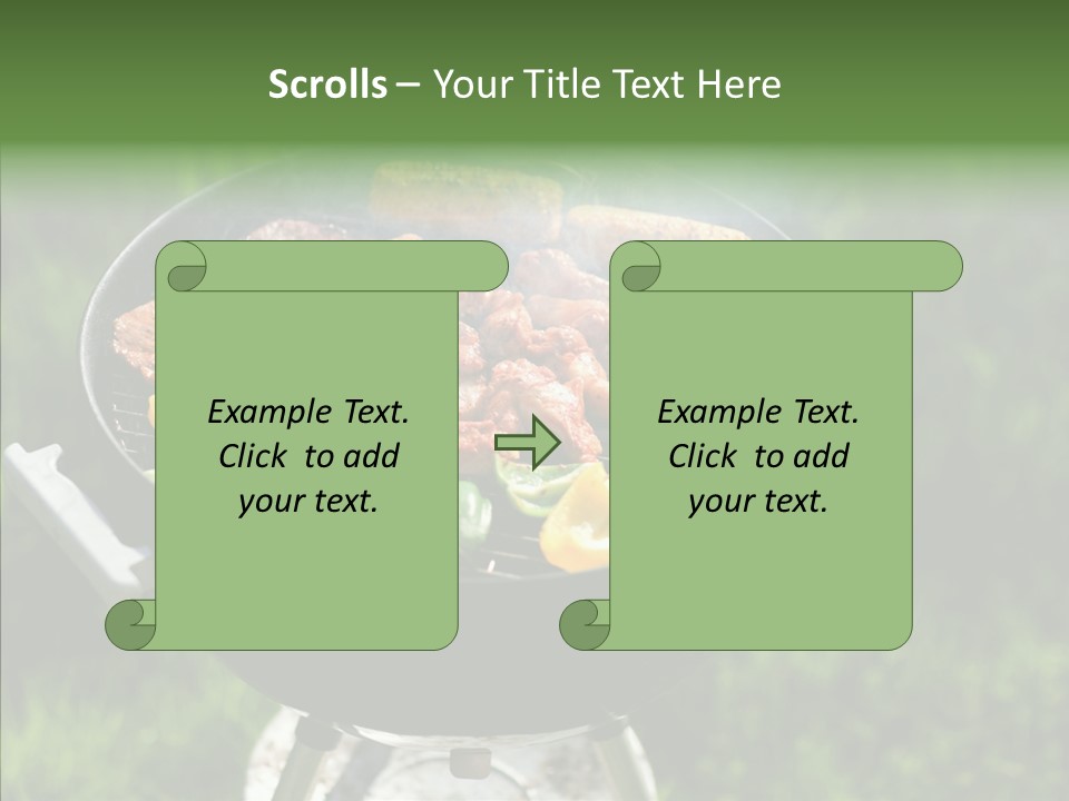 Barbecue Baked Roasted PowerPoint Template