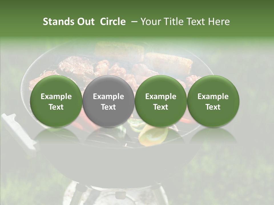 Barbecue Baked Roasted PowerPoint Template