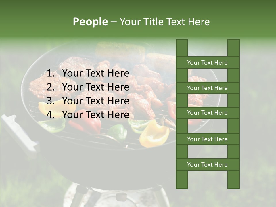 Barbecue Baked Roasted PowerPoint Template