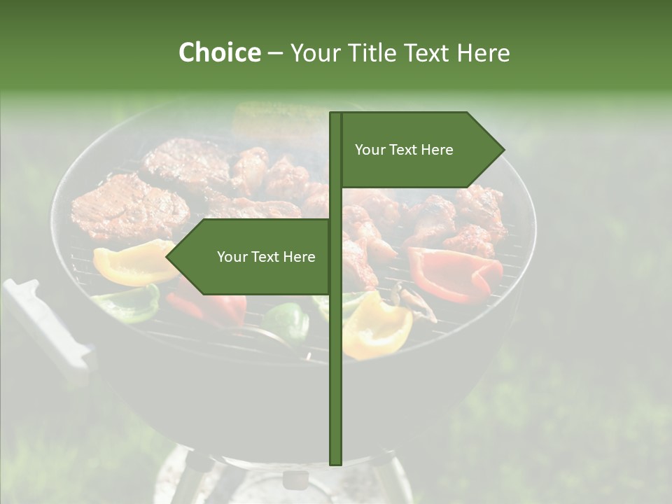 Barbecue Baked Roasted PowerPoint Template
