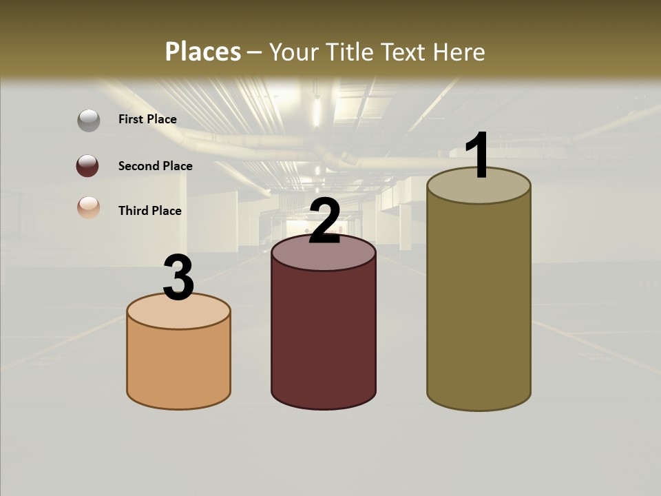 Public Place Cement PowerPoint Template