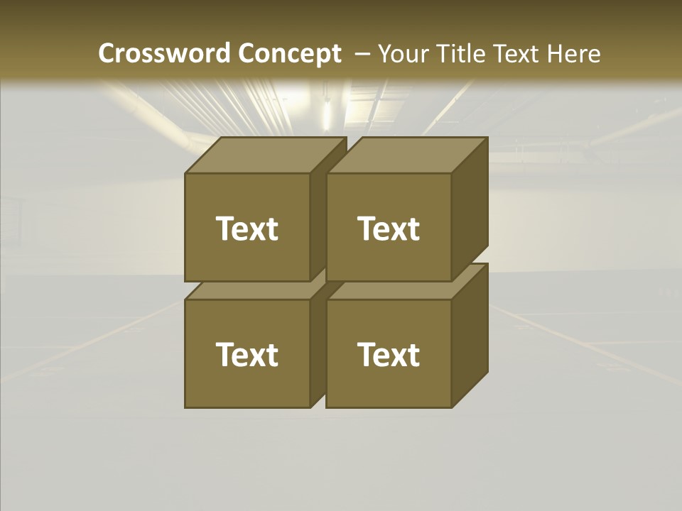Public Place Cement PowerPoint Template