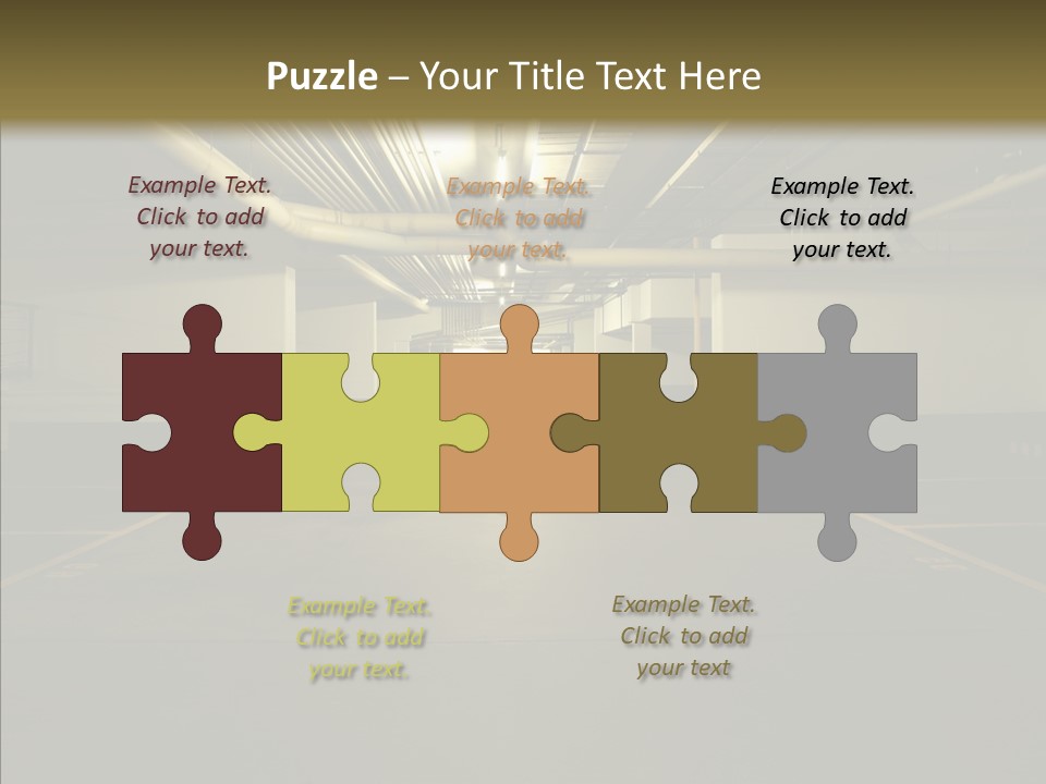 Public Place Cement PowerPoint Template